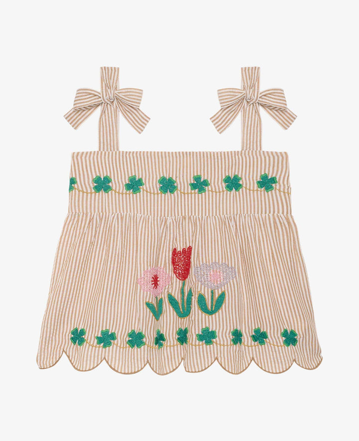 Sissel Edelbo - Wenke Top SE 1842 - Sand Stripes Toppe 