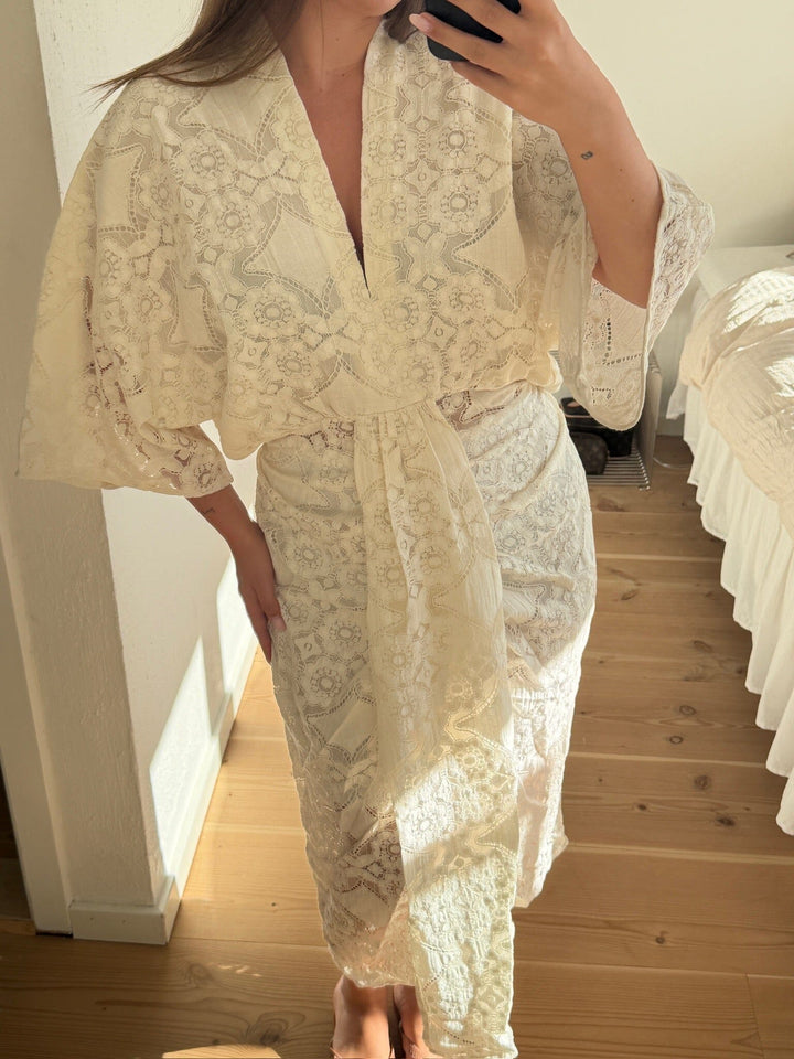 Sissel Edelbo x Molly&My - Juno Dress - Off White Kjoler 