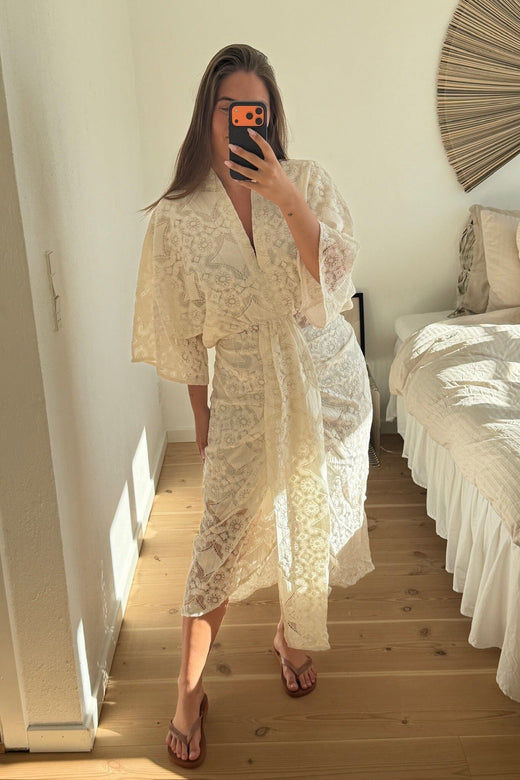 Sissel Edelbo x Molly&My - Juno Dress - Off White Kjoler 