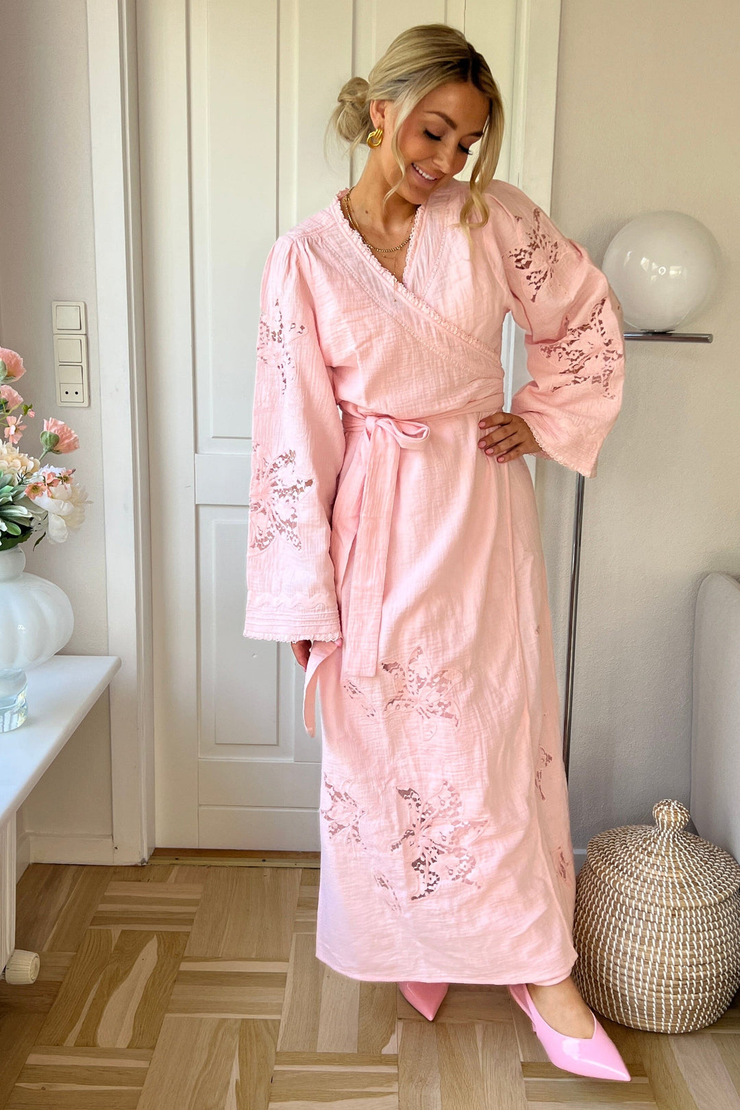 Sissel Edelbo x Molly&My - Winfrey Wrap Dress SE 2000 - Rose 