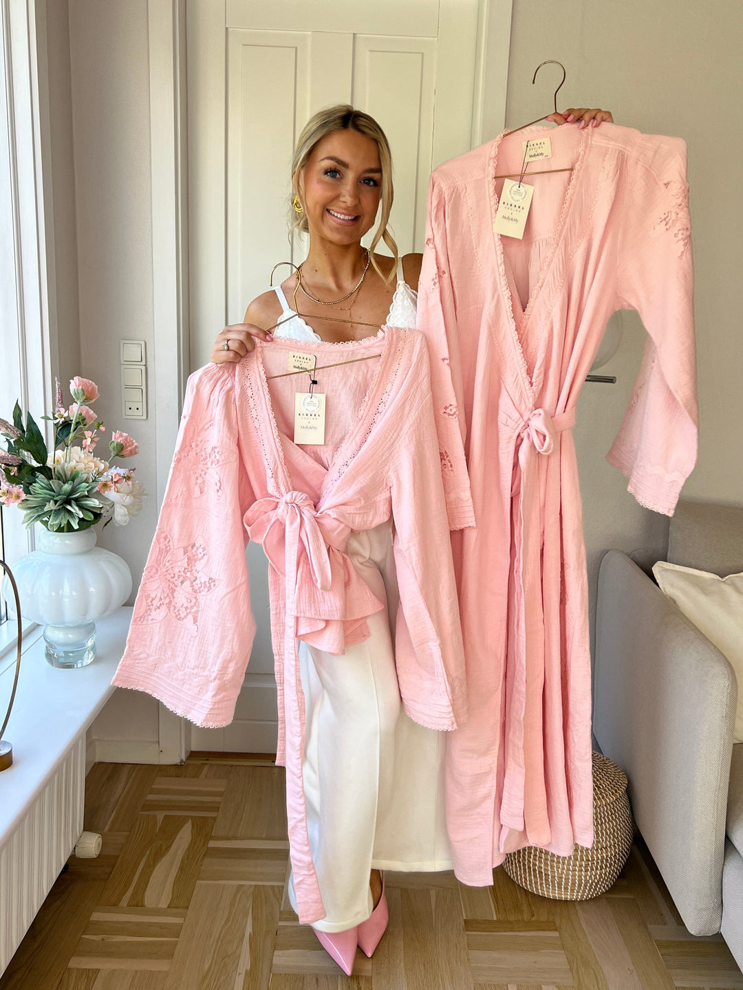 Sissel Edelbo x Molly&My - Winfrey Wrap Dress SE 2000 - Rose 