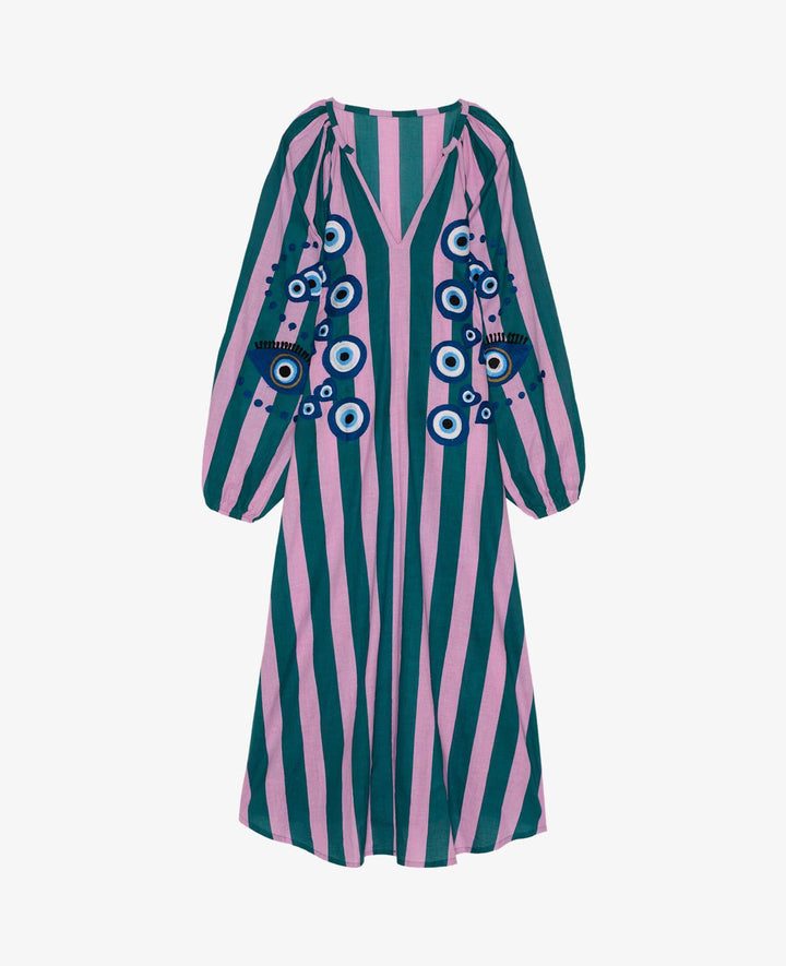 Sissel Edelbo - Zippy Dress SE 1918 - Petrol green Kjoler 