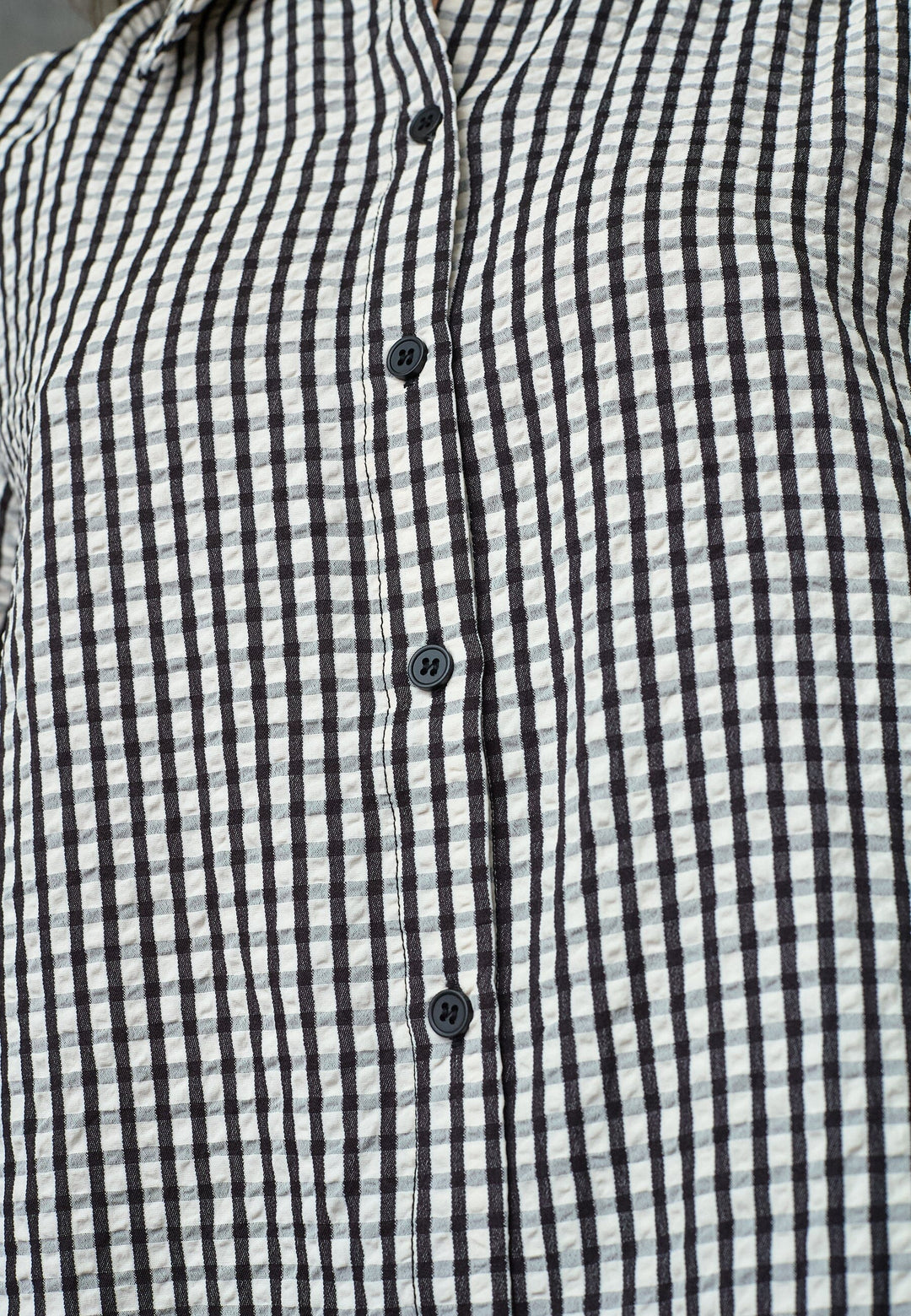 Sisters Point - Eleo-Sh1 20054 - 840 - Cream/Black Check Skjorter 