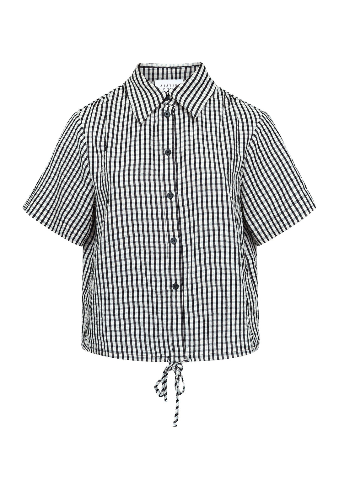 Sisters Point - Eleo-Sh1 20054 - 840 - Cream/Black Check Skjorter 