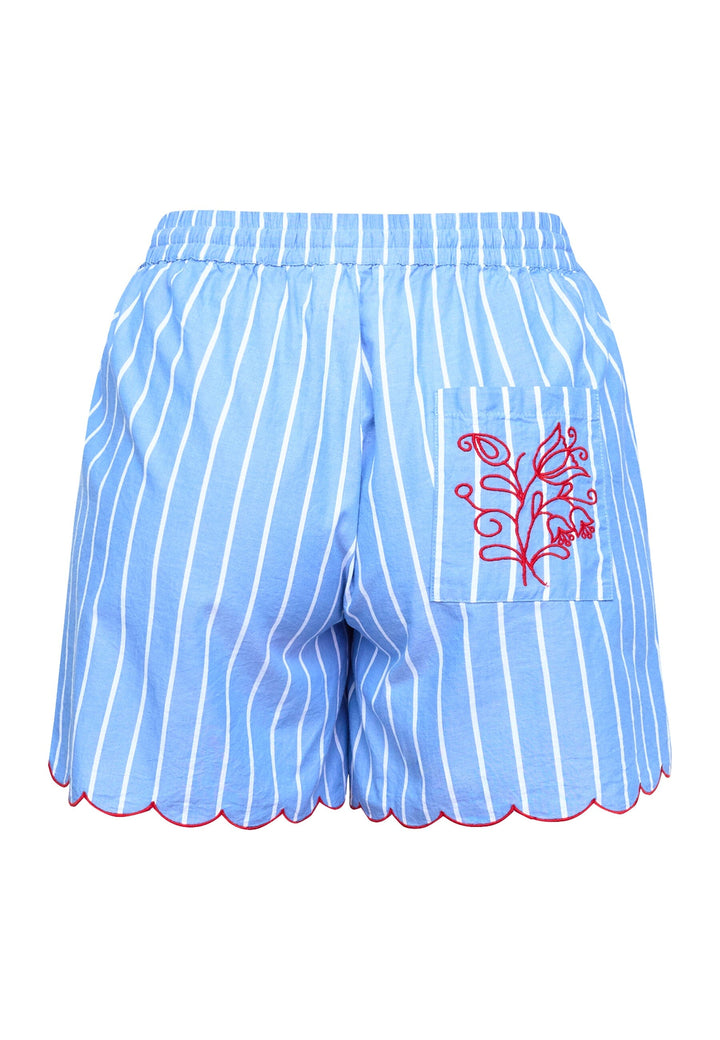 Sisters Point - Ella-Sho19 19986 - 830 - Blue Stripes Shorts 