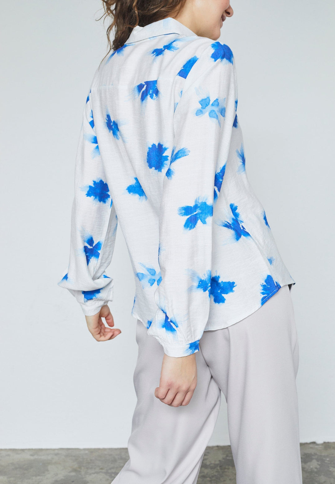 Sisters Point - Gada-Sh57 18739 - 801 - Cream/Blue Skjorter 