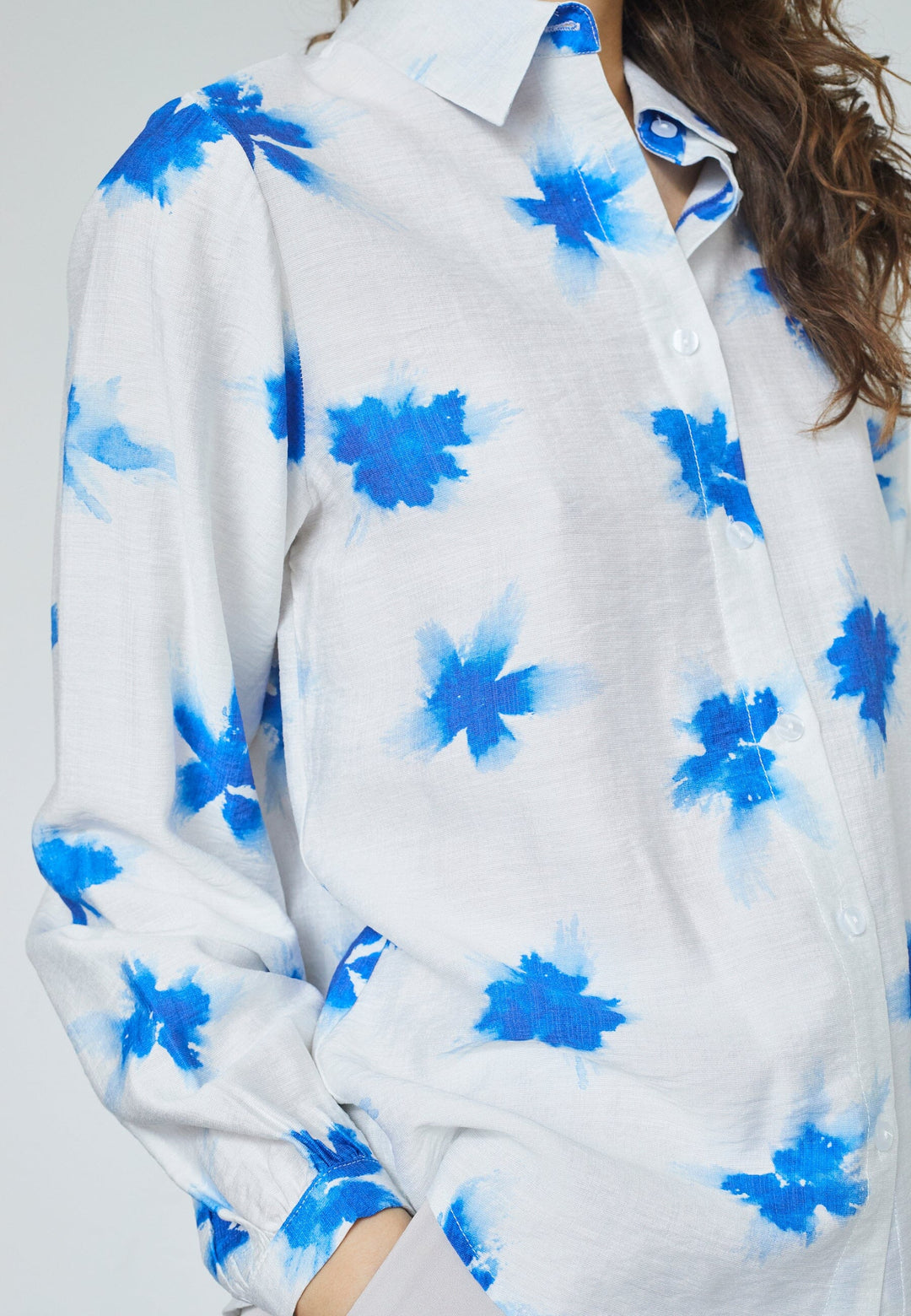 Sisters Point - Gada-Sh57 18739 - 801 - Cream/Blue Skjorter 