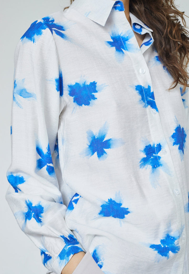 Sisters Point - Gada-Sh57 18739 - 801 - Cream/Blue Skjorter 