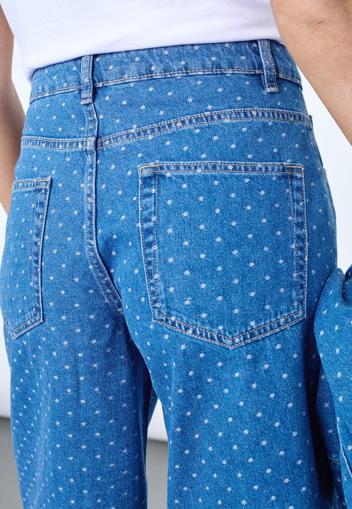 Sisters Point - Ofira-Sho3 19912 - 925 - M. Blue Dot Shorts 