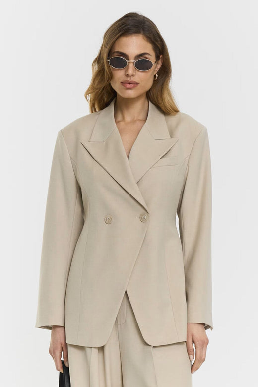 Twist & Tango - Ttnaama Blazer - Lt Beige Mélange Blazere 