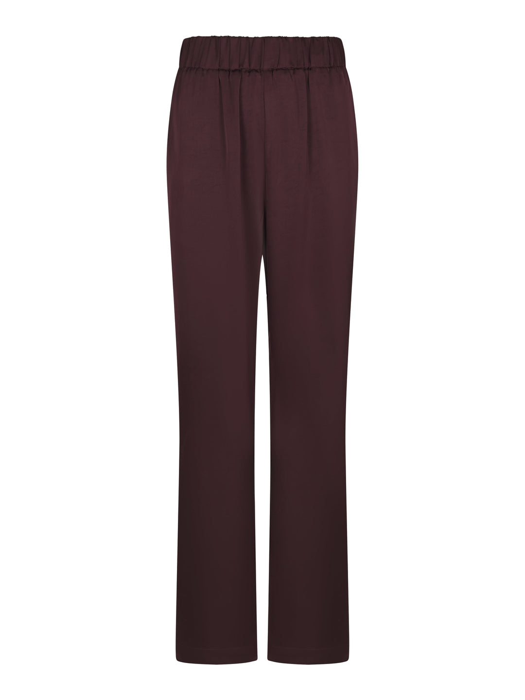 Valentin Studio - Comfy Pants Heavy Satin - Burgundy Bukser 