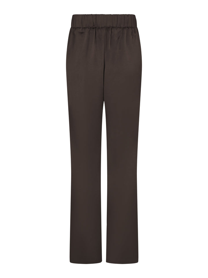 Valentin Studio - Comfy Pants Heavy Satin - Dark Brown Bukser 