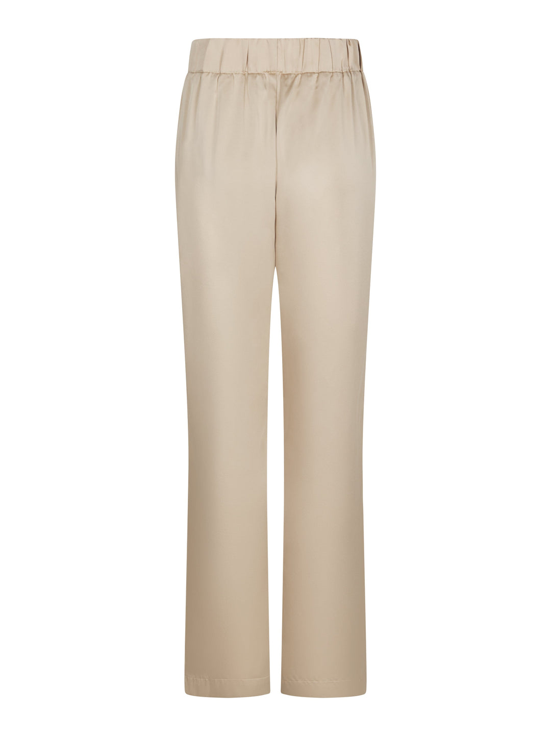 Valentin Studio - Comfy Solid Satin Pants 168094 - 720 - Champagne Bukser 