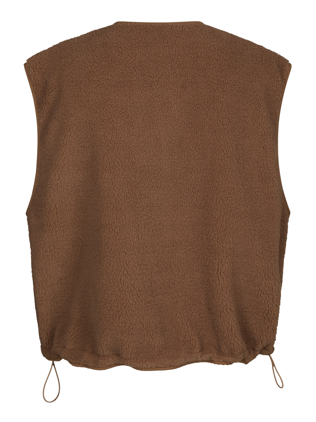 Valentin Studio - Fluffy Vest 167485 - 125 - Dark Sand Veste 