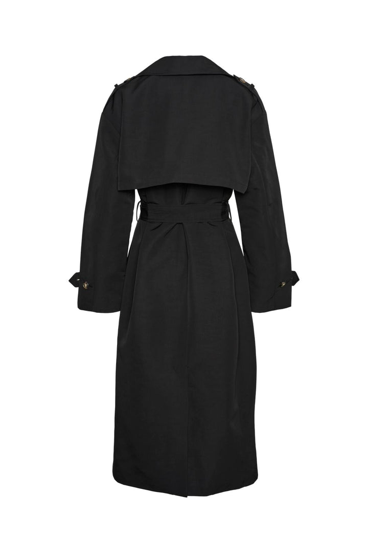 Vero Moda - Vmchloe Long Trenchcoat - 4450192 Black