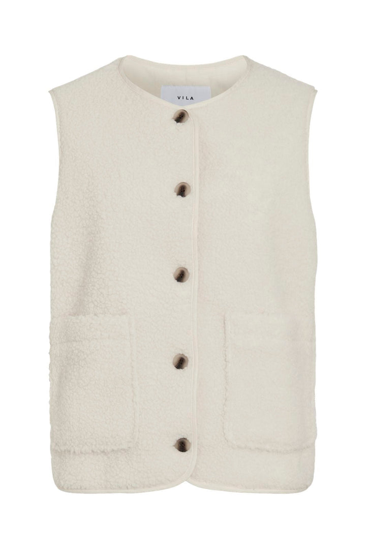 Vila - Viada Teddy Waistcoat - 4701040 Birch