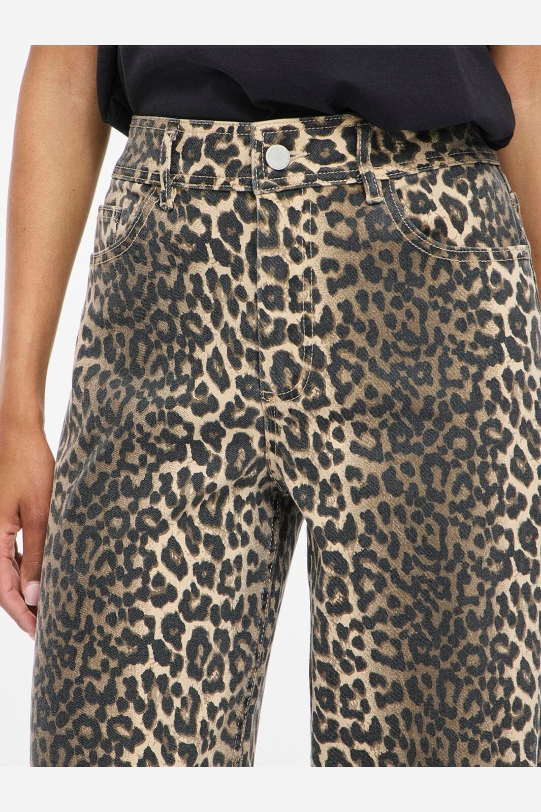 Vila - Vichia Jeans/1 - 5172610 Birch Leopard