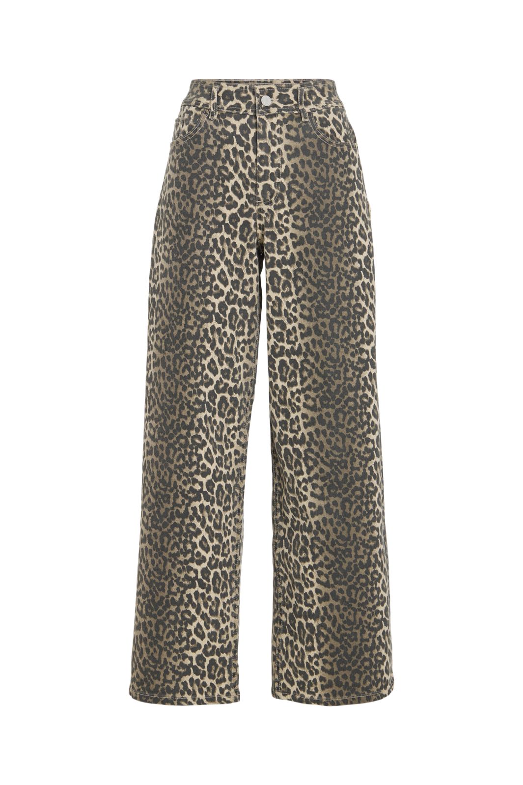 Vila - Vichia Jeans/1 - 5172610 Birch Leopard