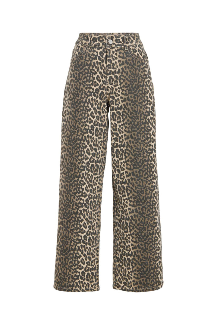 Vila - Vichia Jeans/1 - 5172610 Birch Leopard