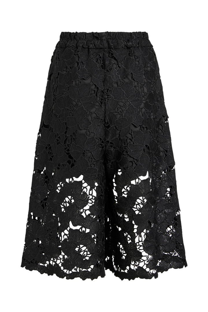 Vila - Vihylde Lace Bermuda Shorts - 5124542 Black