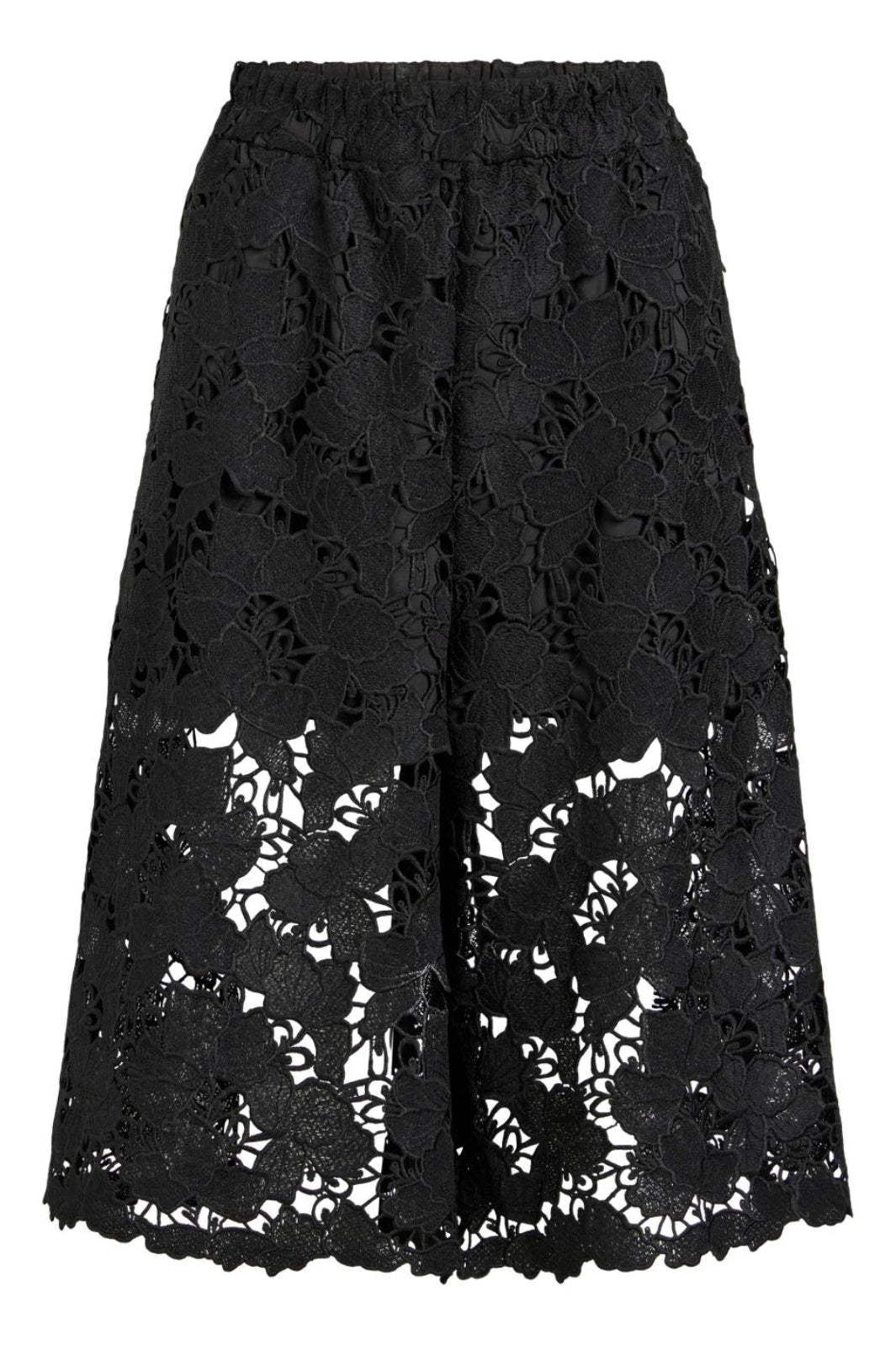 Vila - Vihylde Lace Bermuda Shorts - 5124542 Black
