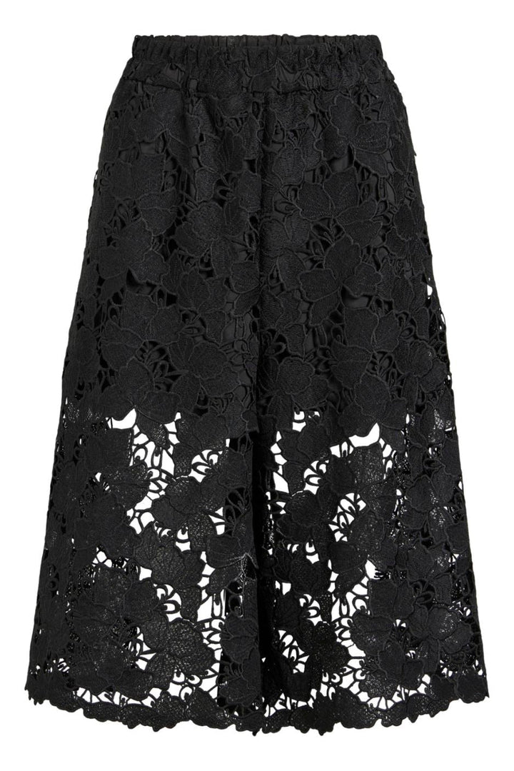 Vila - Vihylde Lace Bermuda Shorts - 5124542 Black