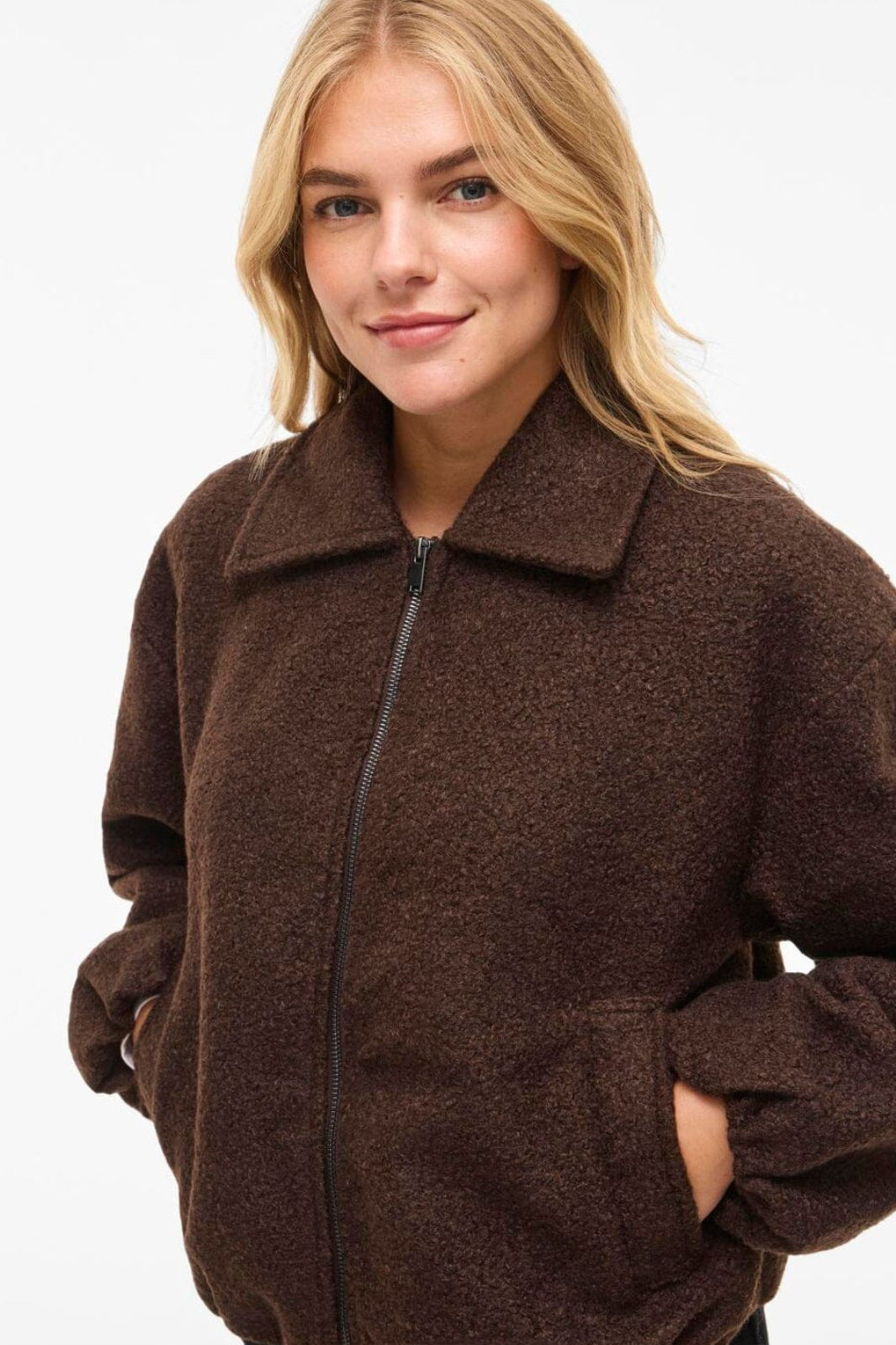 Vila - Vijadas Bomber Jacket /3 - 4909334 Coffee Bean