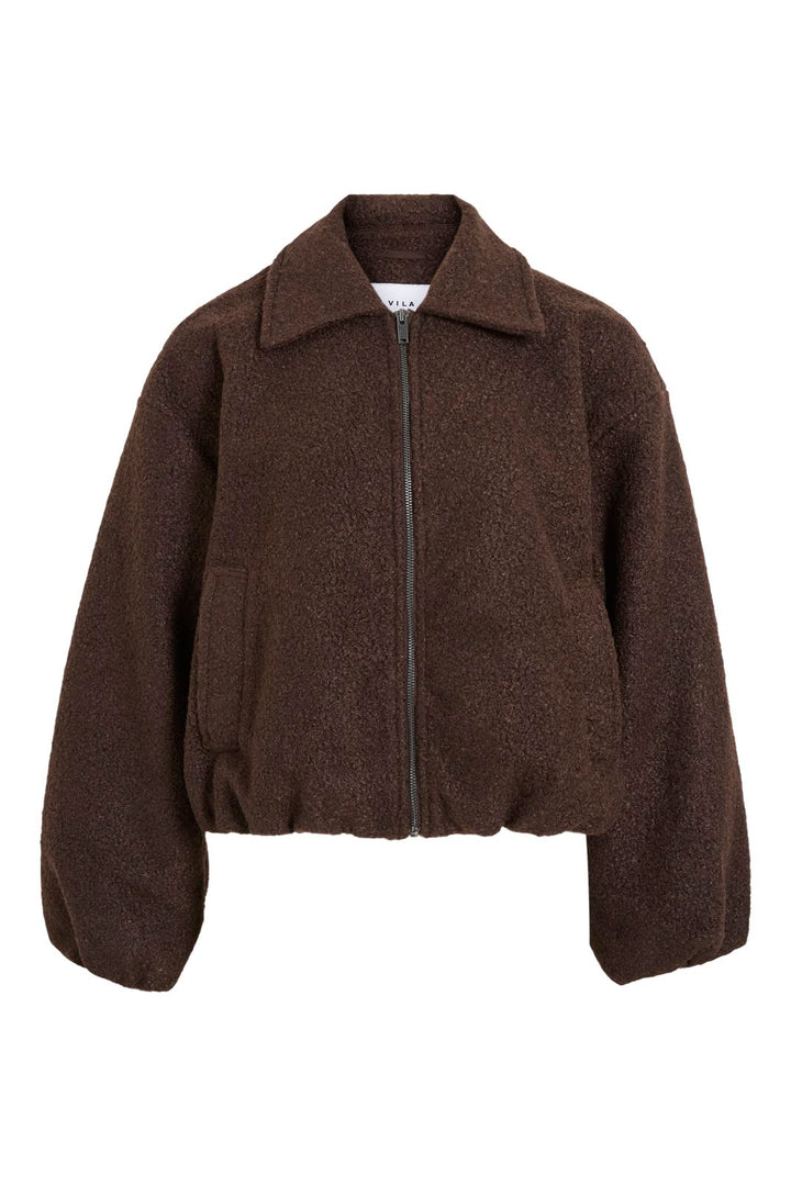 Vila - Vijadas Bomber Jacket /3 - 4909334 Coffee Bean