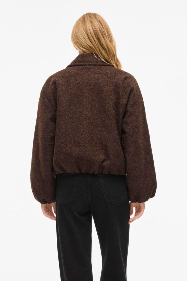 Vila - Vijadas Bomber Jacket /3 - 4909334 Coffee Bean