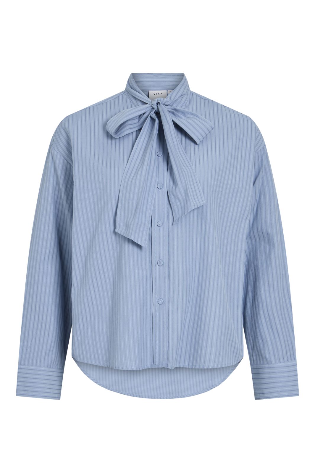 Vila - Vijury Ls Shirt - 5188779 Blue Shadow