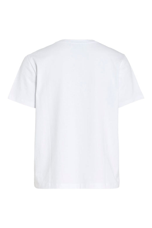 Vila - Vinora S/S T-Shirt - 4668748 Bright White