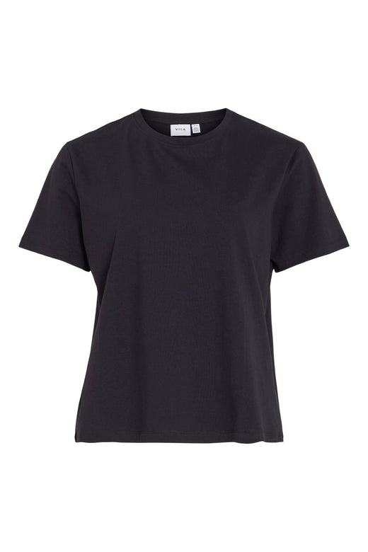 Vila - Vinora S/S T-Shirt - 4677998 Black Beauty