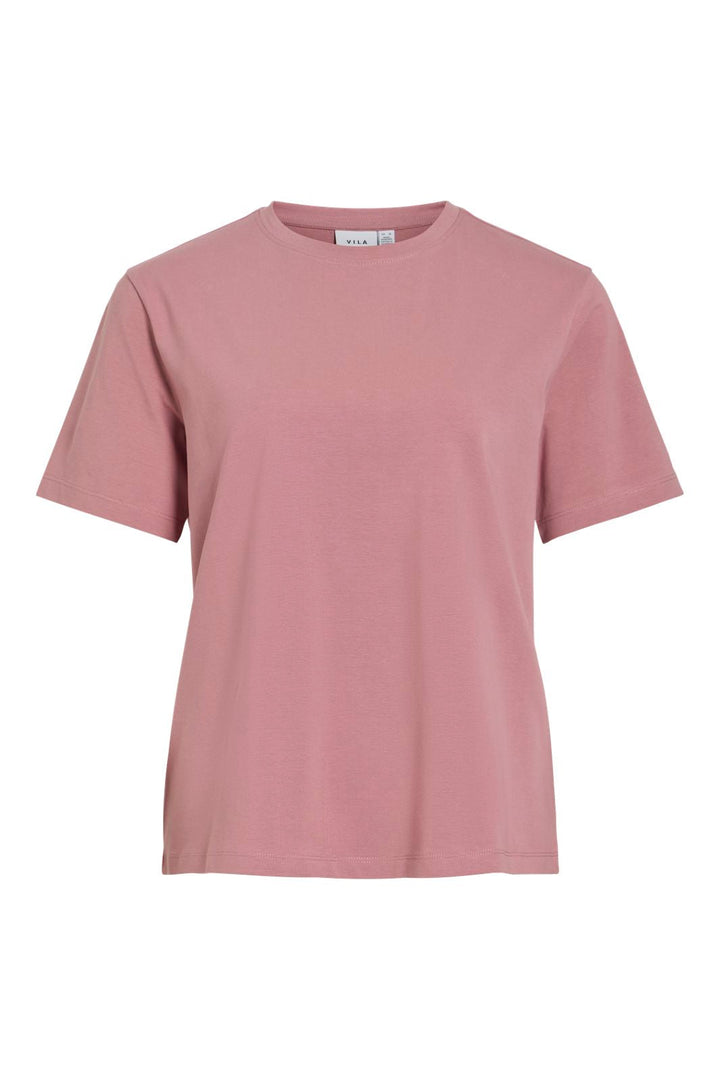 Vila - Vinora S/S T-Shirt - 5025601 Nostalgia Rose