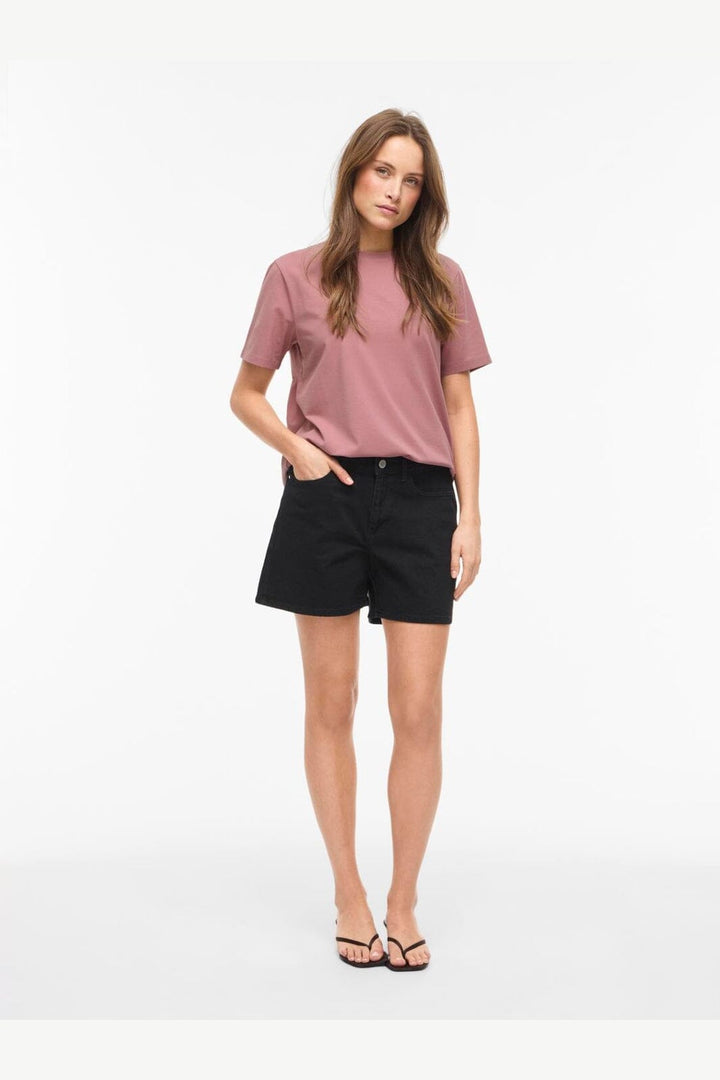 Vila - Vinora S/S T-Shirt - 5025601 Nostalgia Rose