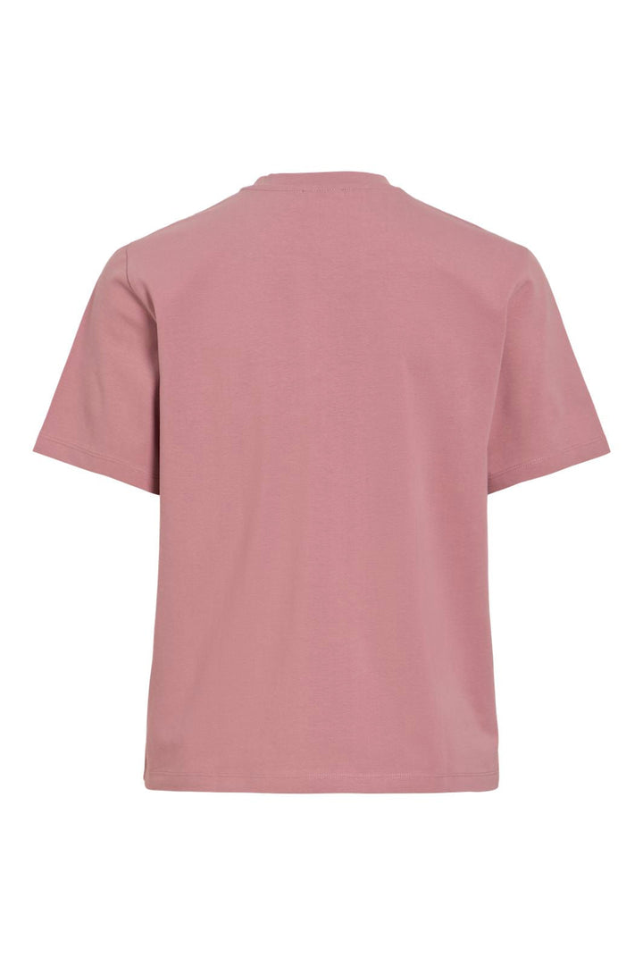 Vila - Vinora S/S T-Shirt - 5025601 Nostalgia Rose