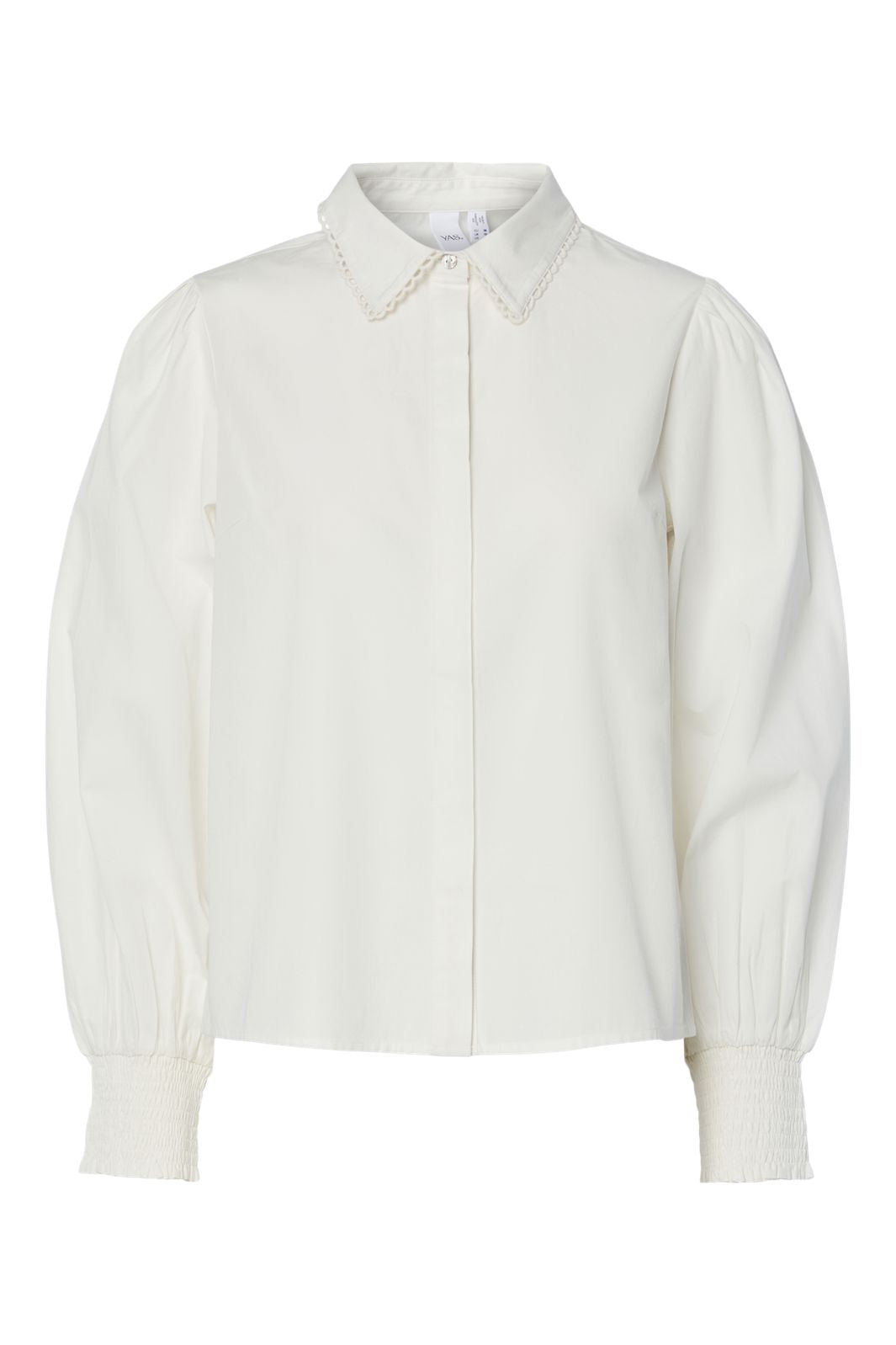 YAS - Yasalmanna Ls Shirt - 4913984 Star White