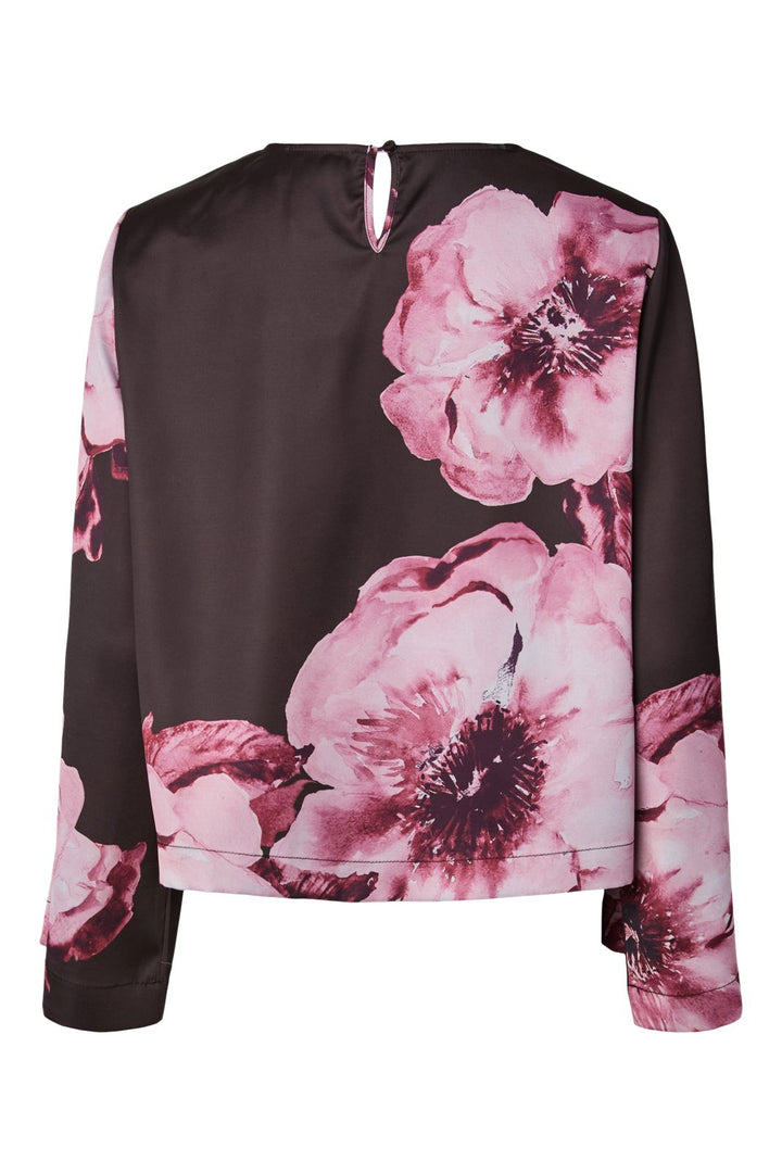 YAS - Yasarlene Ls Top - 5161998 Chocolate Brown Arlene Pale Lilac