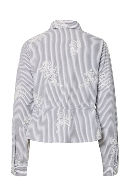 YAS - Yaschar Ls Pearled Stripe Shirt - 5199206 Star White Stripes