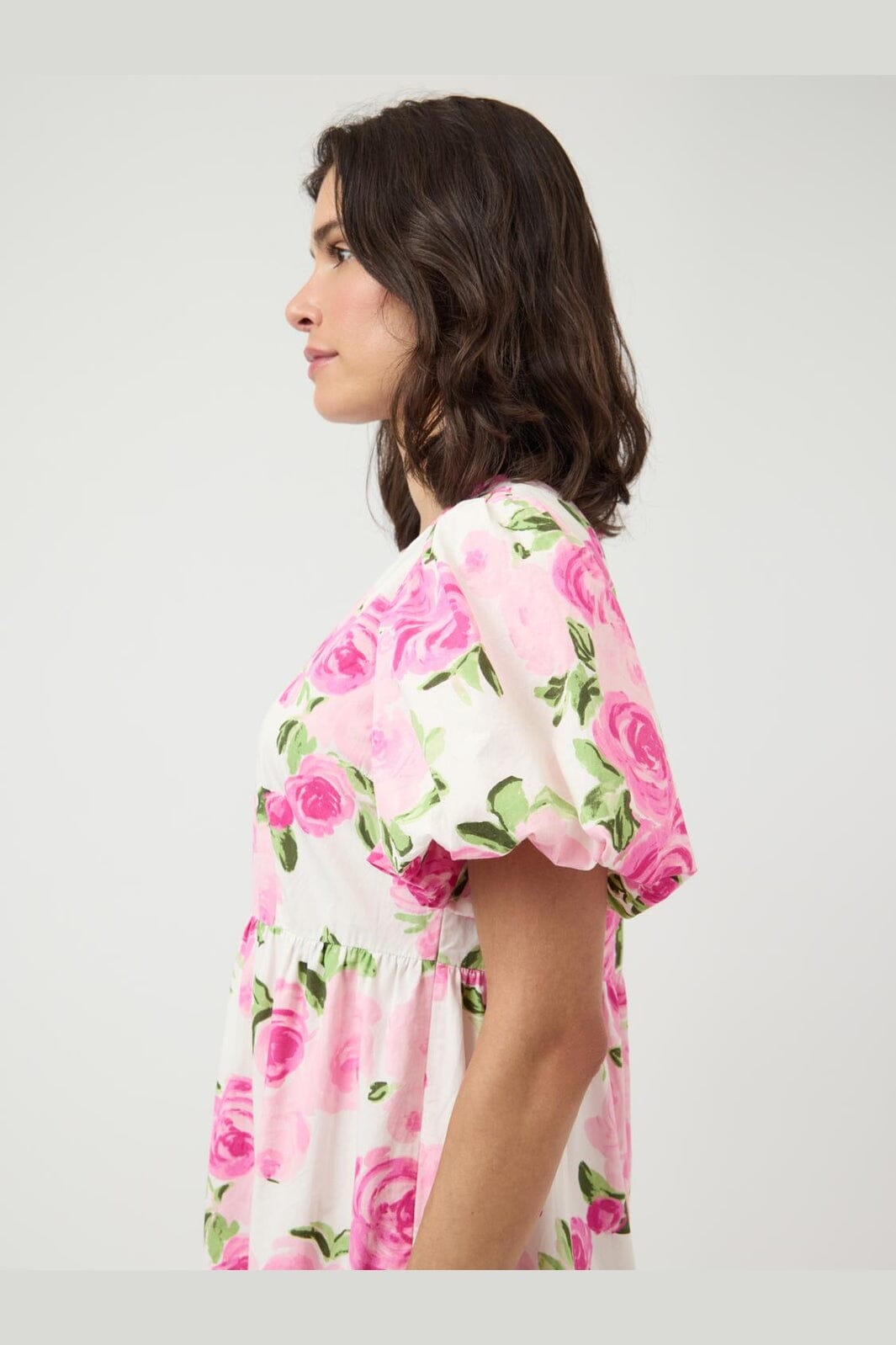YAS - Yascolea Ss Ankle Dress - 5038687 Star White Pink Emula