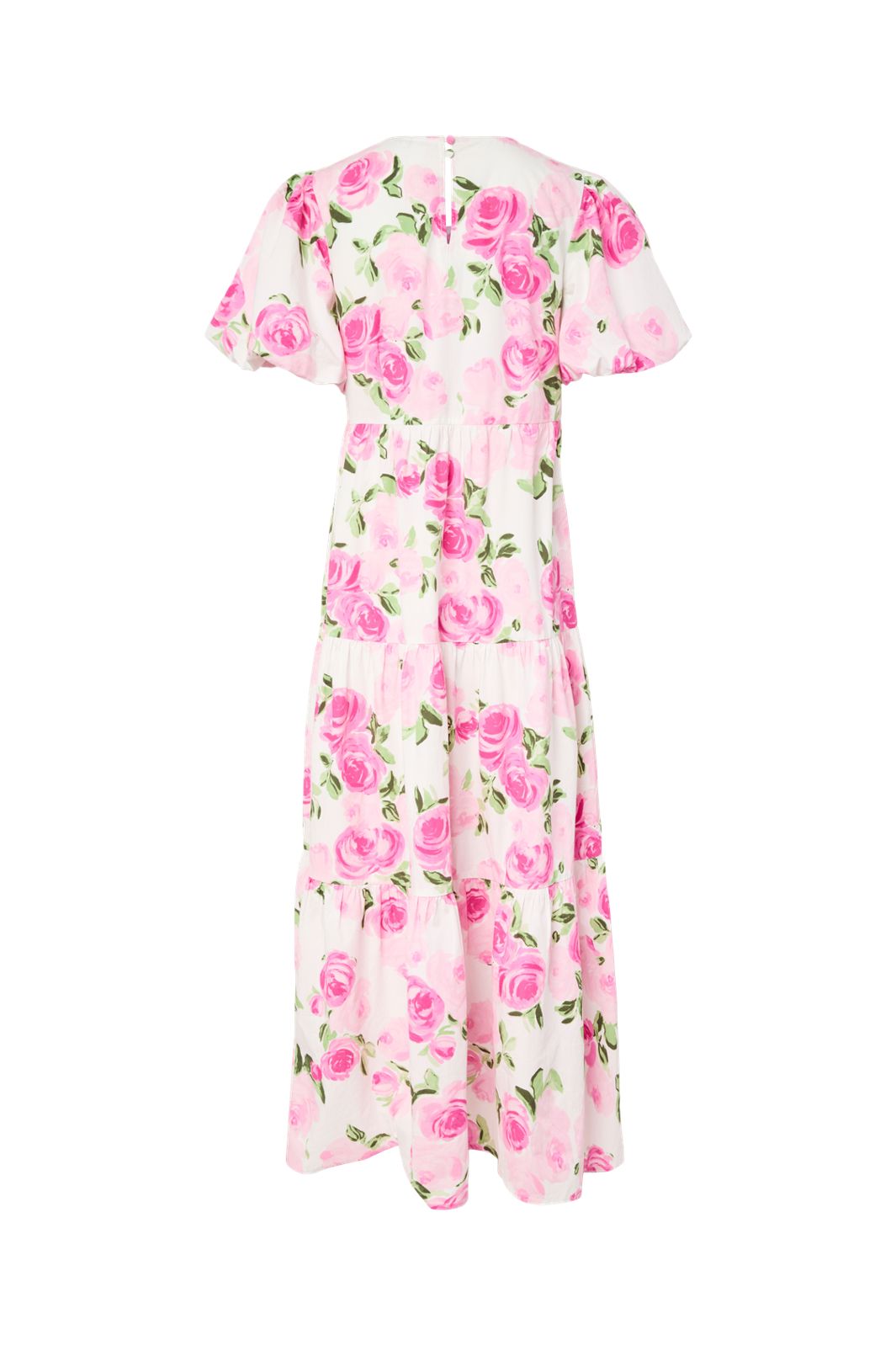 YAS - Yascolea Ss Ankle Dress - 5038687 Star White Pink Emula