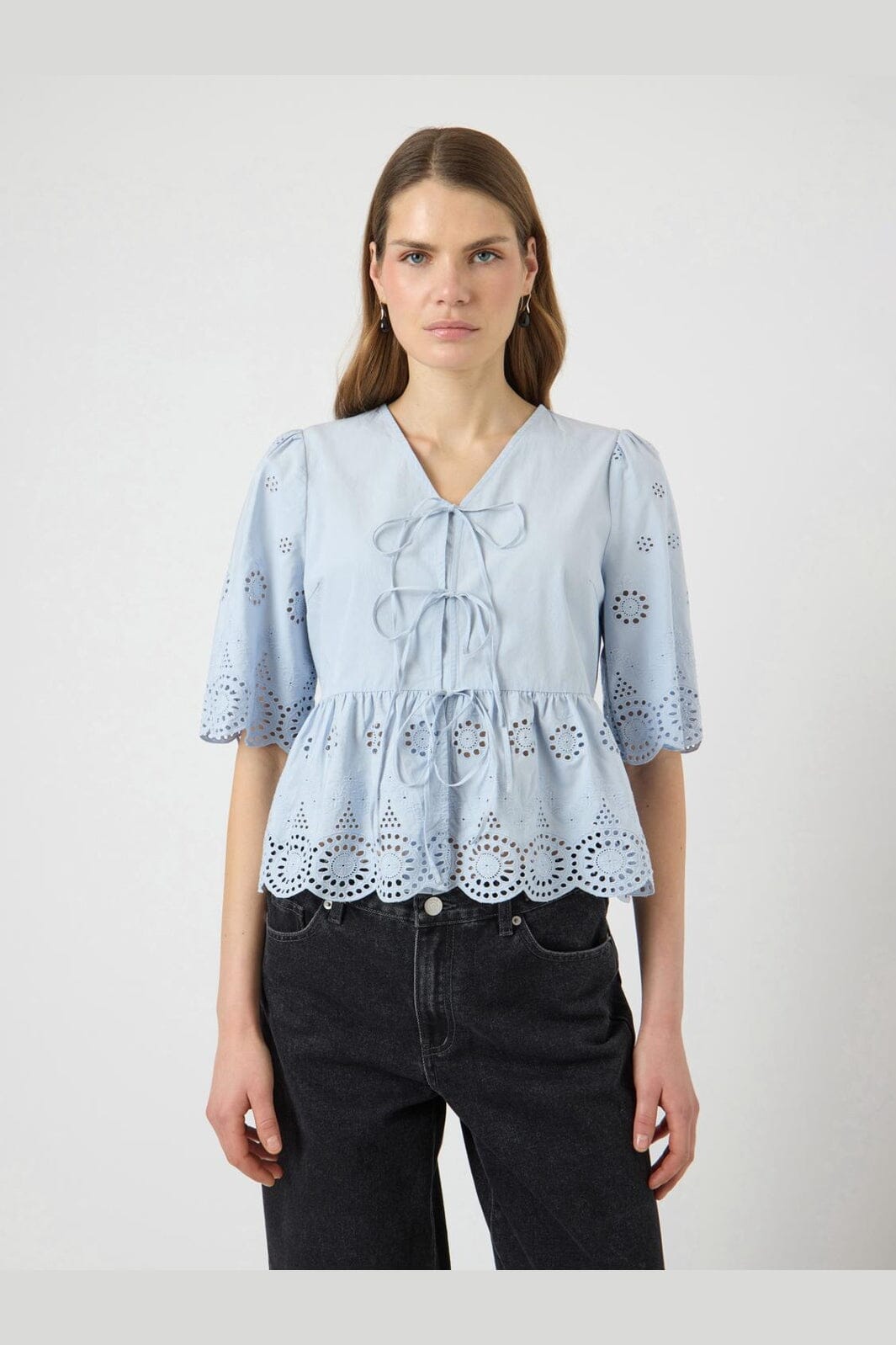 YAS - Yascornelia 2/4 Tie Top - 4924035 Skyway