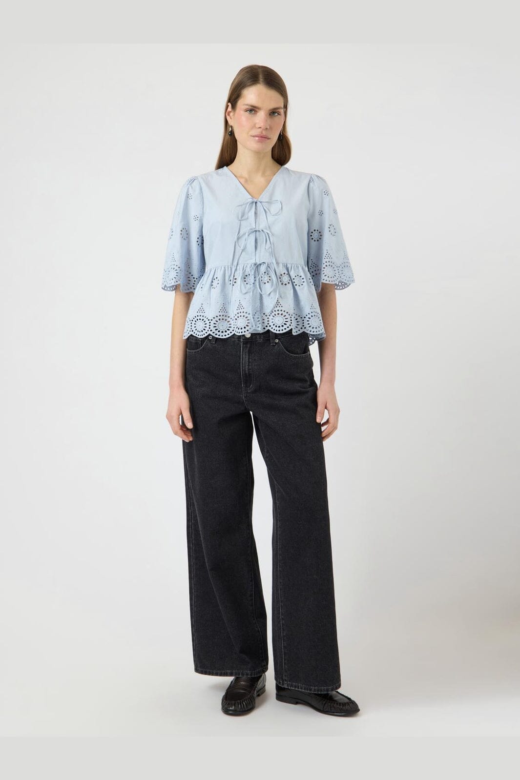 YAS - Yascornelia 2/4 Tie Top - 4924035 Skyway