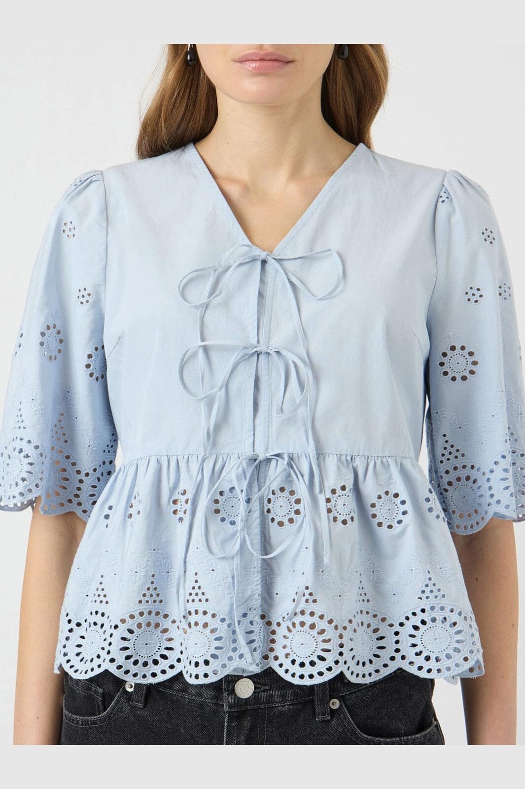 YAS - Yascornelia 2/4 Tie Top - 4924035 Skyway