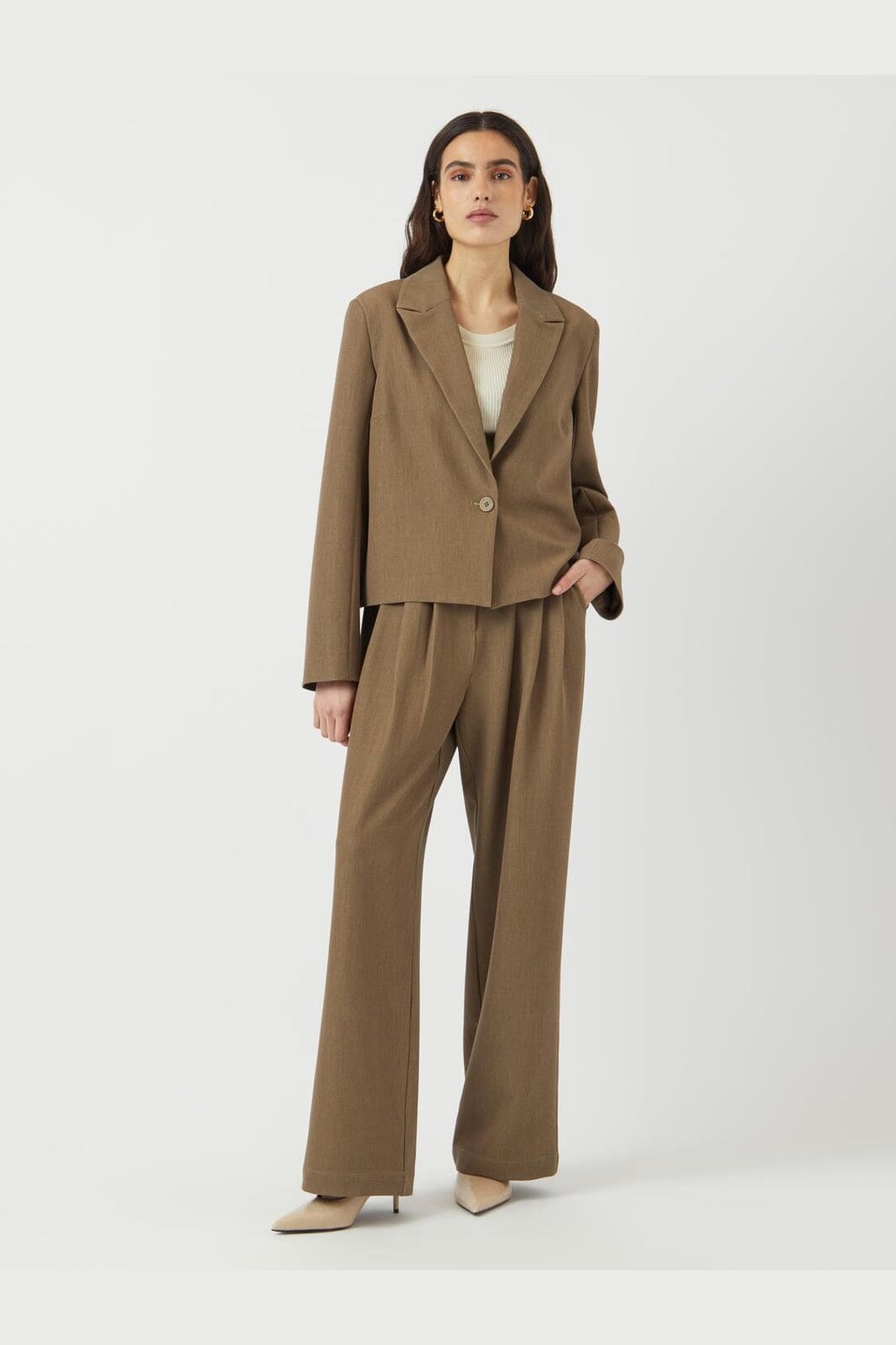 YAS - Yasdakota Ls Blazer - 4903475 Lead Gray