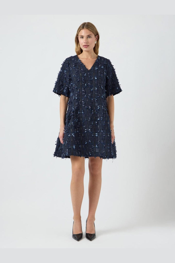 YAS - Yasdira 2/4 Dress - 4882947 Navy Blazer