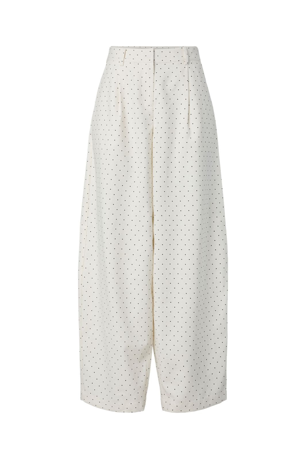 YAS - Yasdotly Barrel Pant - 5067493 Star White W. Black Dots