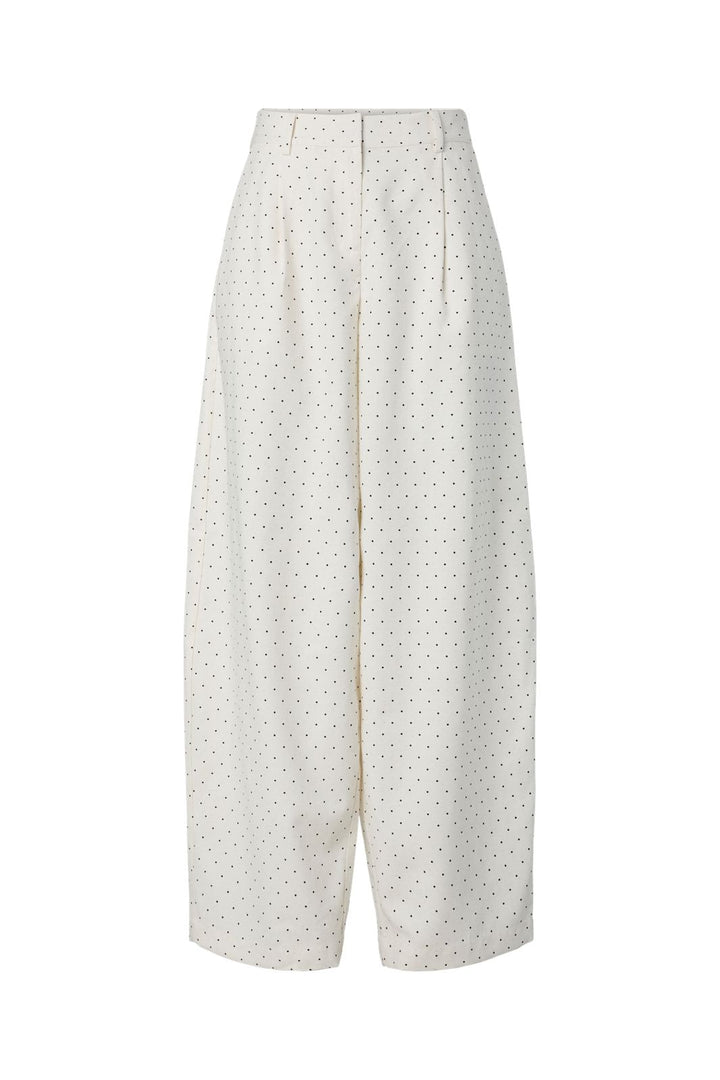 YAS - Yasdotly Barrel Pant - 5067493 Star White W. Black Dots