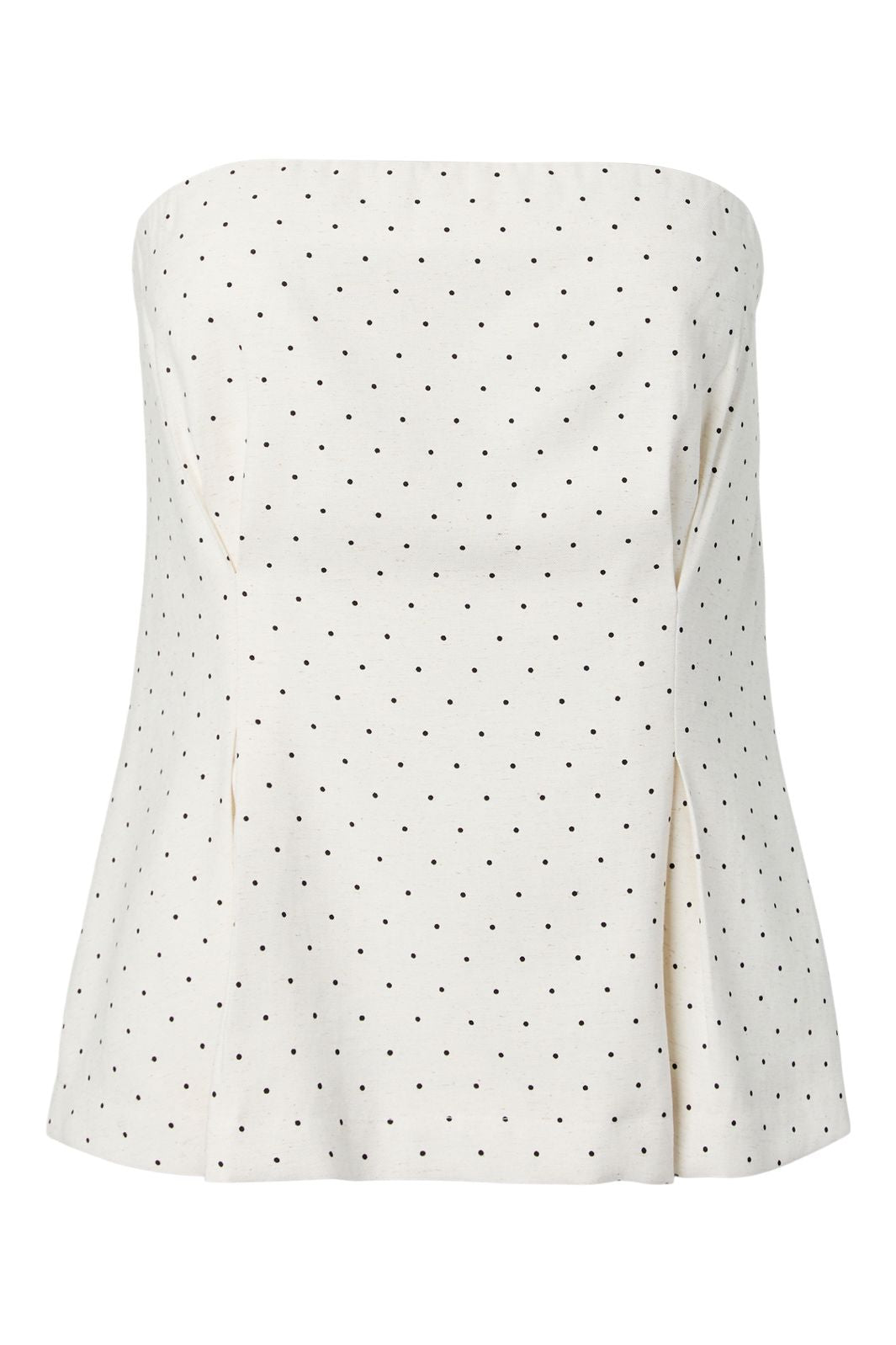 YAS - Yasdotly Corsage Top - 5067501 Star White W. Black Dots