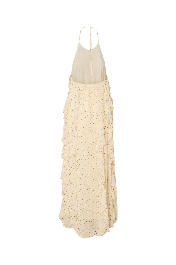 YAS - Yasfinillo Halterneck Long Dress - 5018381 Anise Flower