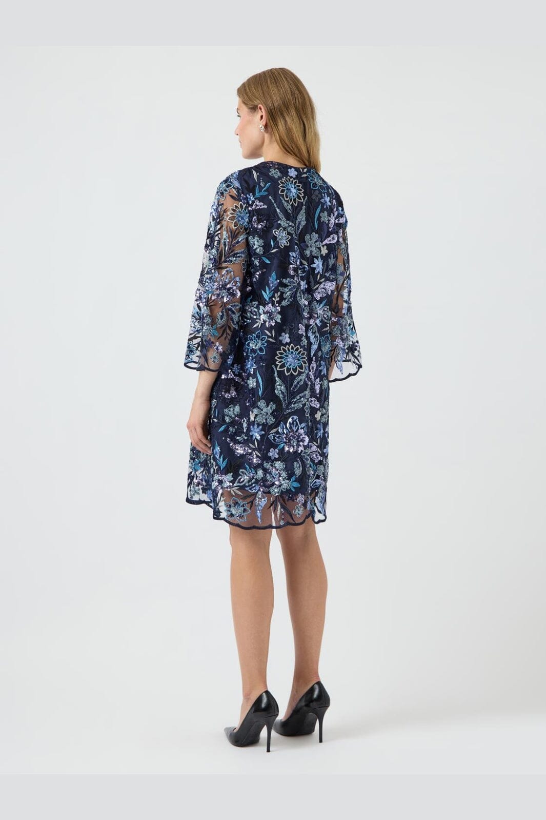 YAS - Yasfliky 3/4 Dress - 4905685 Sargasso Sea